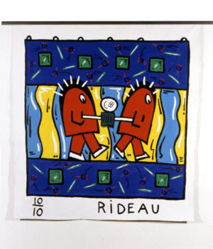 Rideau "Les esquimaux"